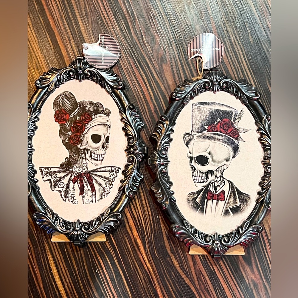Vintage themed framed art